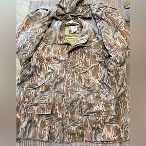 Camouflage Jacket with Mossy Oak Tree-stand Camo- Brown & Olive with Zipper Vest